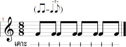 ทฤษฎีดนตรีเบื้องต้น - ตอนที่ 6 Triplet Feel หรือ Swing-4